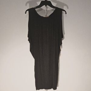 Elegant Gray Long Blouse (1174)